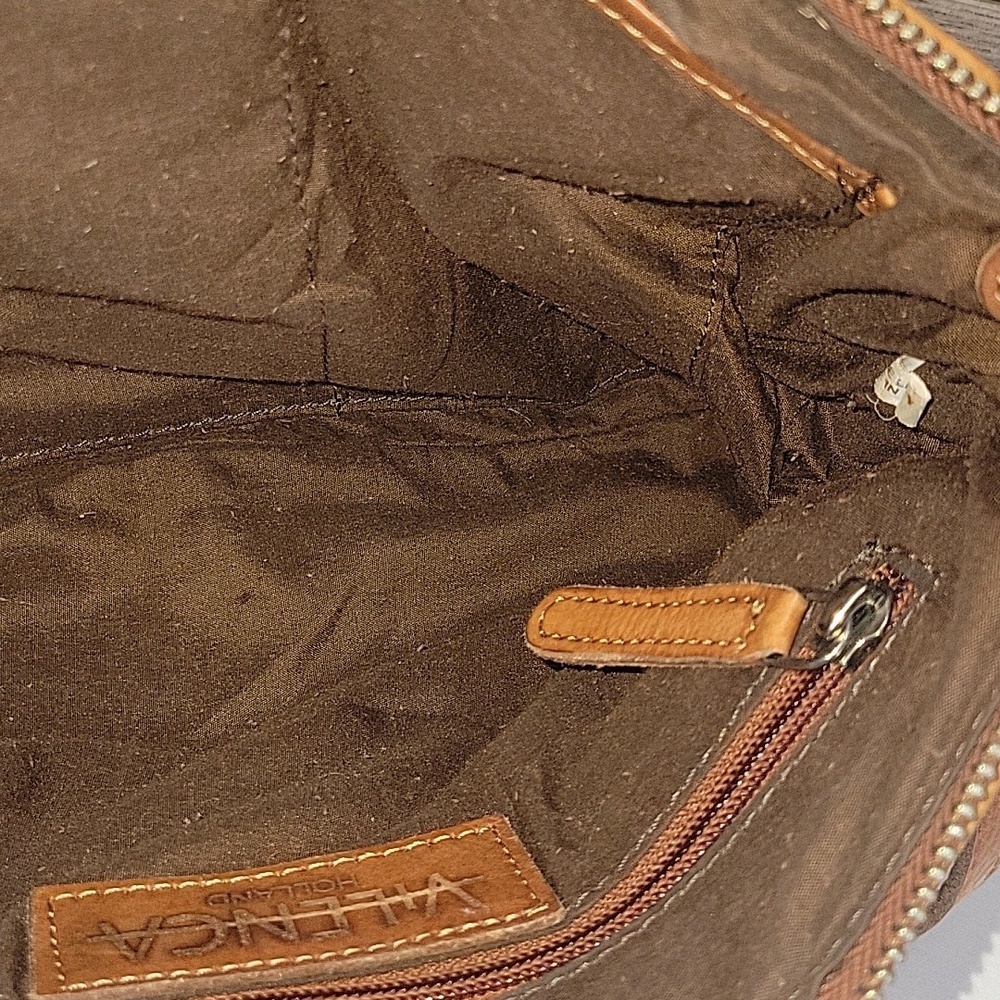 Vilenca Holland for Anthropologie Brown Woven Leather Crossbody Shoulder Bag - Picture 11 of 13